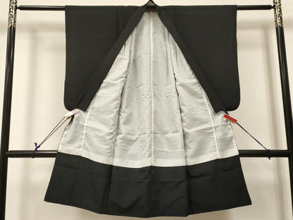 平和屋着物[]七五三　男の子　祝着・羽織セット　手描き　武士　金銀彩　DABC5128ma