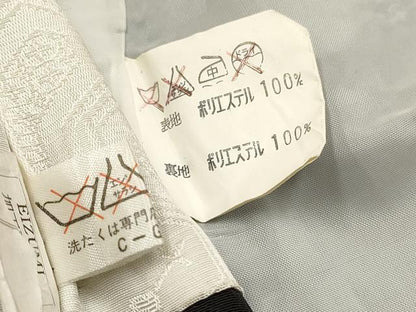 平和屋着物[]七五三　男の子　祝着・羽織セット　手描き　武士　金銀彩　DABC5128ma