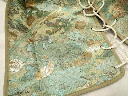 平和屋着物[]男の子　陣羽織・金襴兜セット　端午の節句　こどもの日　吉祥花文　金銀糸　DABC5144ma