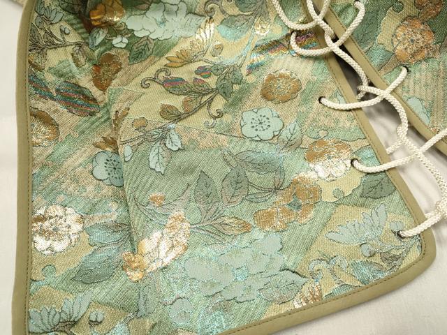 平和屋着物[]男の子　陣羽織・金襴兜セット　端午の節句　こどもの日　吉祥花文　金銀糸　DABC5144ma