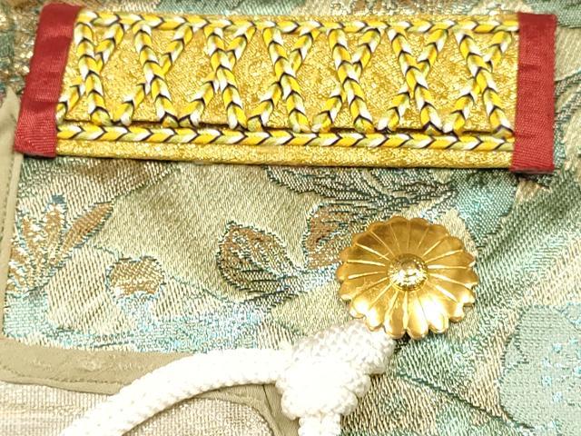 平和屋着物[]男の子　陣羽織・金襴兜セット　端午の節句　こどもの日　吉祥花文　金銀糸　DABC5144ma