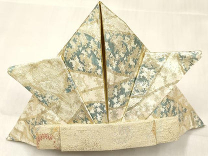 平和屋着物[]男の子　陣羽織・金襴兜セット　端午の節句　こどもの日　吉祥花文　金銀糸　DABC5144ma