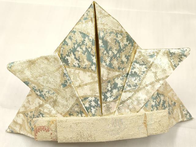 平和屋着物[]男の子　陣羽織・金襴兜セット　端午の節句　こどもの日　吉祥花文　金銀糸　DABC5144ma