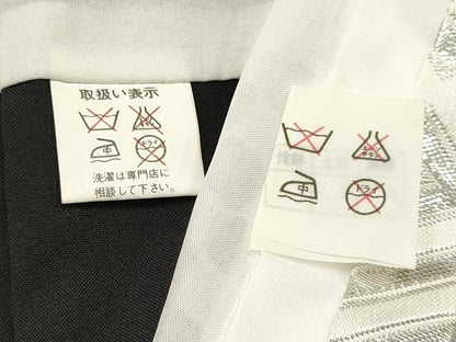 平和屋着物[]七五三　男の子　祝着・羽織・長襦袢(単衣)セット　鷹　鷲　鼓扇面松文　金彩　DABC5157ma