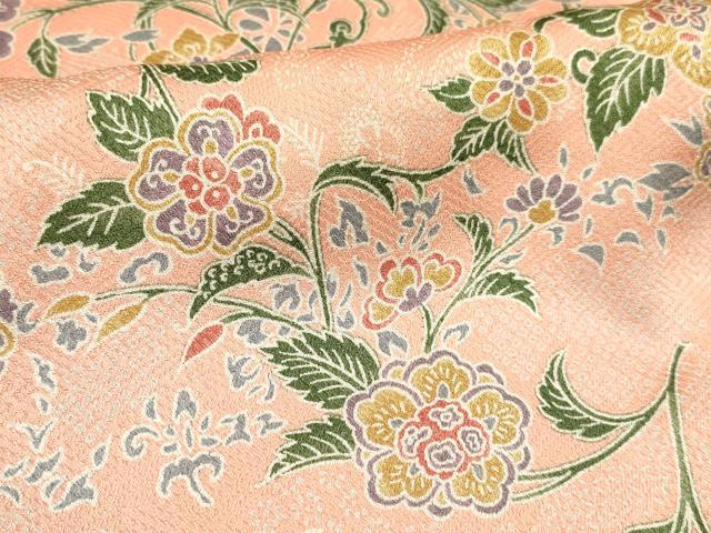 平和屋着物[]七五三 女の子 ３歳 祝着 三つ身 長襦袢(無双仕立て・半衿刺繍)・被布セット 洋花文 逸品 DABC5158ma