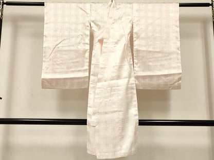 平和屋着物[]七五三　女の子　３歳　祝着　三つ身　長襦袢(袷)セット　群れ鶴　金銀彩　逸品　DABC5163ma