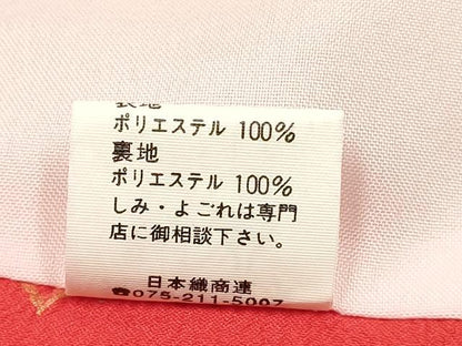 平和屋着物[]七五三 女の子 ３歳 祝着 三つ身 被布セット 流水花蝶文 金彩 DABC5178ma