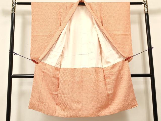 平和屋着物[]七五三　女の子　７歳　祝着　四つ身　総絞り　逸品　DABC5214ma