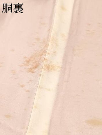 平和屋着物[]女の子　子供　長襦袢　袷　草花地紋　猩々緋色　逸品　DABC5246ma
