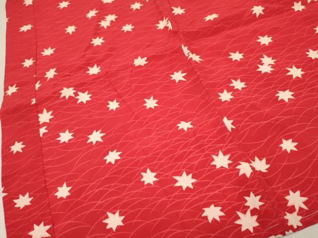 平和屋着物[]女の子　子供　長襦袢　袷　芝楓文　半衿刺繍　逸品　DABC5247ma