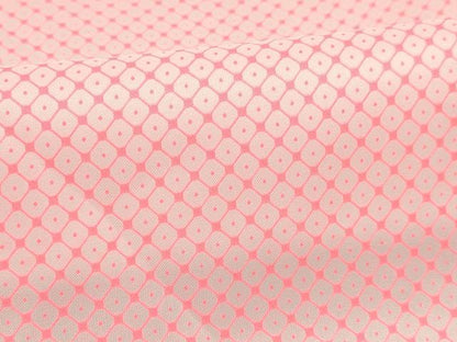 平和屋着物[]女の子　子供　長襦袢　単衣　鹿の子文様　半衿刺繍　洗える着物　DABC5255ma