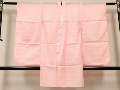 平和屋着物[]女の子　子供　長襦袢　単衣　鹿の子文様　洗える着物　DABC5256ma