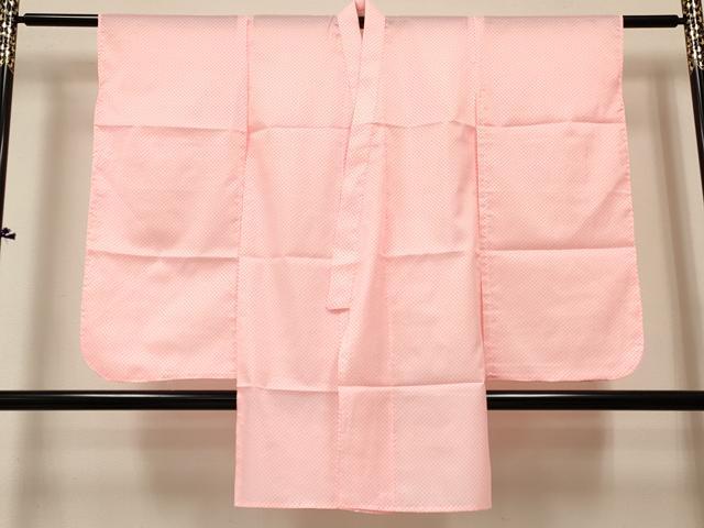 平和屋着物[]女の子　子供　長襦袢　単衣　鹿の子文様　洗える着物　DABC5256ma