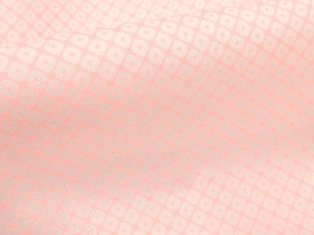 平和屋着物[]女の子　子供　長襦袢　単衣　鹿の子文様　半衿刺繍　洗える着物　DABC5258ma