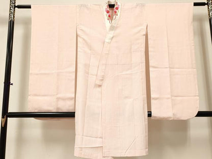平和屋着物[]女の子　子供　長襦袢　無双仕立て　鹿の子文様　半衿刺繍　洗える着物　DABC5259ma