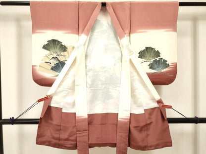 平和屋着物[]七五三　男の子　祝着　鷹　鷲　松文　暈し染め　金彩　逸品　DABC5283ma