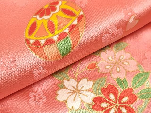 平和屋着物[]七五三 女の子 3歳 祝着 三つ身 長襦袢(無双仕立て・半衿