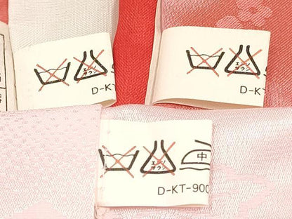 平和屋着物[]七五三　女の子　３歳　祝着　三つ身　長襦袢(無双仕立て・半衿刺繍)・被布セット　鞠花文　金彩　逸品　DABC5293ma