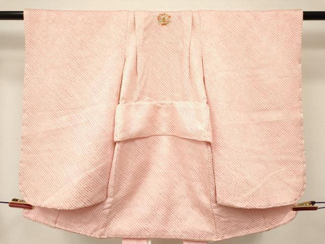 平和屋着物[]七五三　女の子　３歳　祝着　三つ身　被布セット　総絞り　逸品　DABC5295ma