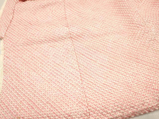 平和屋着物[]七五三　女の子　３歳　祝着　三つ身　被布セット　総絞り　逸品　DABC5295ma