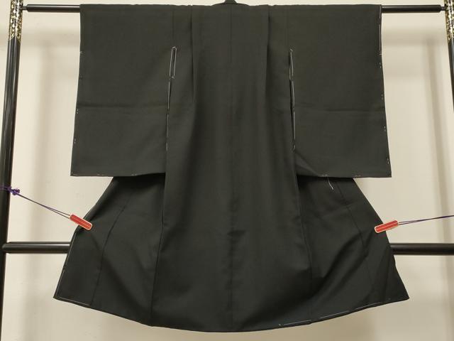 平和屋着物[]七五三　男の子　祝着・羽織・行灯袴・雪駄・小物セット　黒地　洗える着物　DABC5301ma