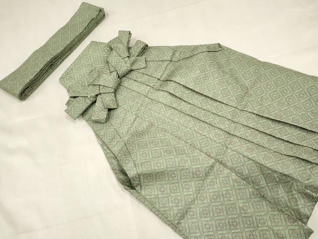 平和屋着物[]七五三　男の子　祝着・羽織・行灯袴・雪駄・小物セット　黒地　洗える着物　DABC5301ma