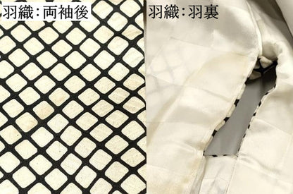 平和屋着物[]七五三　男の子　祝着・羽織・長襦袢(単衣)セット　駒刺繍　菱文　金彩　DABC5306ma