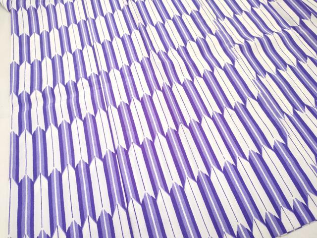 平和屋着物[]卒園式　女の子　子供　祝着・長襦袢(単衣・半衿刺繍)・行灯袴・帯セット　矢羽文　洗える着物　DABC5308ma