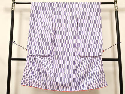 平和屋着物[]卒園式　女の子　子供　祝着・長襦袢(単衣・半衿刺繍)・行灯袴・帯セット　矢羽文　洗える着物　DABC5309ma