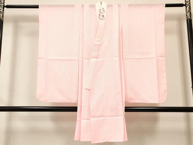 平和屋着物[]卒園式　女の子　子供　祝着・長襦袢(単衣・半衿刺繍)・行灯袴・帯セット　矢羽文　洗える着物　DABC5309ma