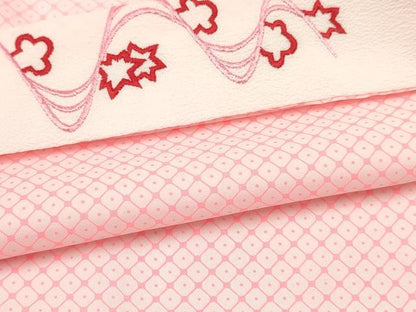 平和屋着物[]卒園式 女の子 子供 祝着・長襦袢(単衣・半衿刺繍)・行灯袴・帯セット 矢羽文 洗える着物 DABC5309ma
