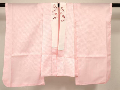 平和屋着物[]卒園式　女の子　子供　祝着・長襦袢(単衣・半衿刺繍)・行灯袴・帯セット　矢羽文　洗える着物　DABC5310ma