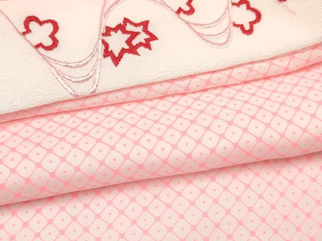平和屋着物[]卒園式　女の子　子供　祝着・長襦袢(単衣・半衿刺繍)・行灯袴・帯セット　矢羽文　洗える着物　DABC5311ma