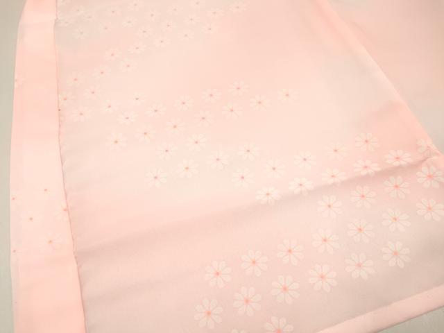 平和屋着物[]女の子　子供　長襦袢　無双仕立て　菊文　暈し染め　半衿刺繍　洗える着物　DABC5314ma