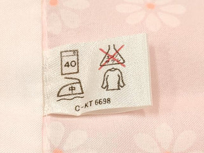 平和屋着物[]女の子　子供　長襦袢　無双仕立て　菊文　暈し染め　半衿刺繍　洗える着物　DABC5314ma