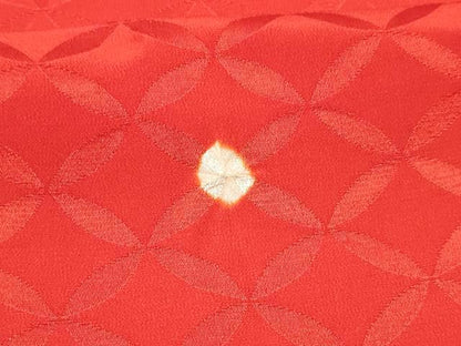 平和屋着物[]女の子 子供 長襦袢 無双仕立て 七宝文 半衿刺繍 逸品 DABC5325ma