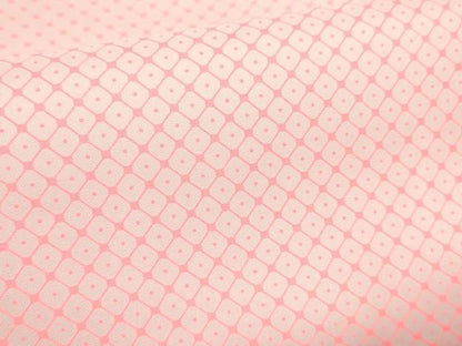 平和屋着物[]女の子　子供　長襦袢　単衣　鹿の子文様　半衿刺繍　洗える着物　DABC5327ma