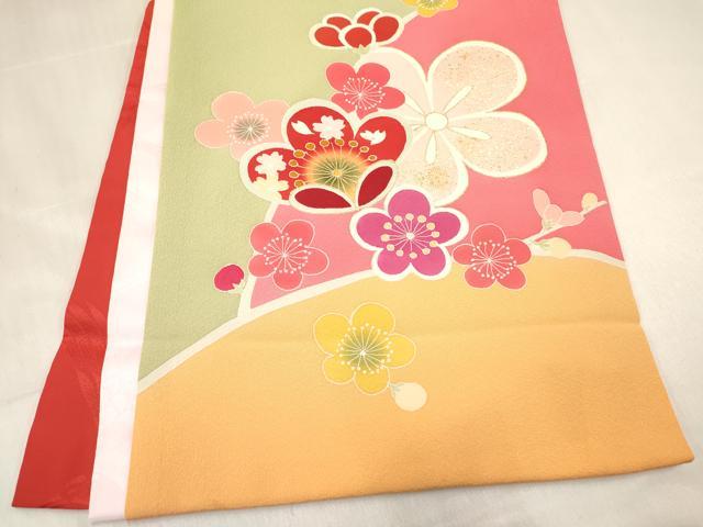 平和屋着物[]お宮参り 女の子 祝着 産着 初着 のしめ 駒刺繍 枝梅文 金彩 逸品 DABC5339ma