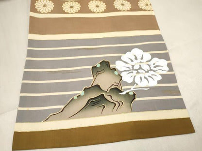 平和屋着物[]お宮参り　男の子　祝着　産着　初着　のしめ　駒刺繍　唐獅子　松菊桐文　金銀彩　逸品　DABC5382ma