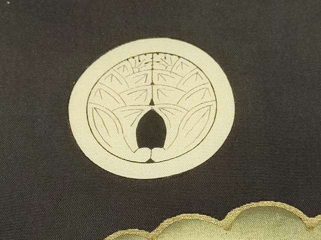 平和屋着物[]お宮参り　男の子　祝着　産着　初着　のしめ　駒刺繍　唐獅子　松菊桐文　金銀彩　逸品　DABC5382ma