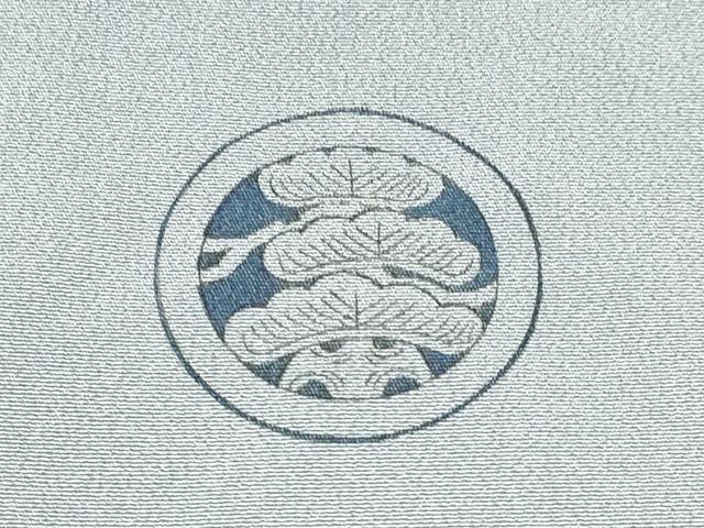 平和屋着物[]お宮参り　男の子　祝着　産着　初着　のしめ　駒刺繍　鷹　鷲　屏風笹竹松文　暈し染め　金銀彩　逸品　DABC5386ma