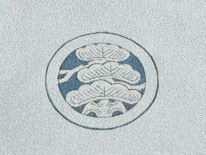 平和屋着物[]お宮参り 男の子 祝着 産着 初着 のしめ 駒刺繍 鷹 鷲 屏風笹竹松文 暈し染め 金銀彩 逸品 DABC5386ma