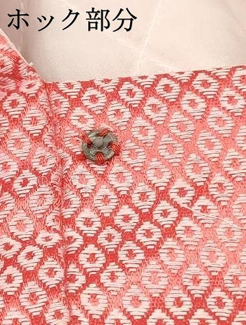 平和屋着物[]女の子　子供　被布　総刺繍　花丸文　逸品　DABC5392ma