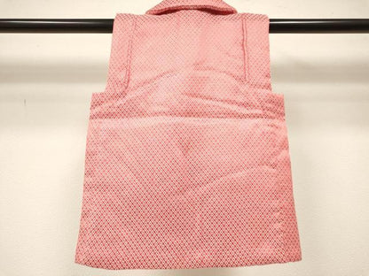 平和屋着物[]女の子　子供　被布　総刺繍　花丸文　逸品　DABC5392ma