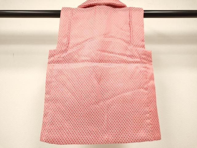 平和屋着物[]女の子　子供　被布　総刺繍　花丸文　逸品　DABC5392ma