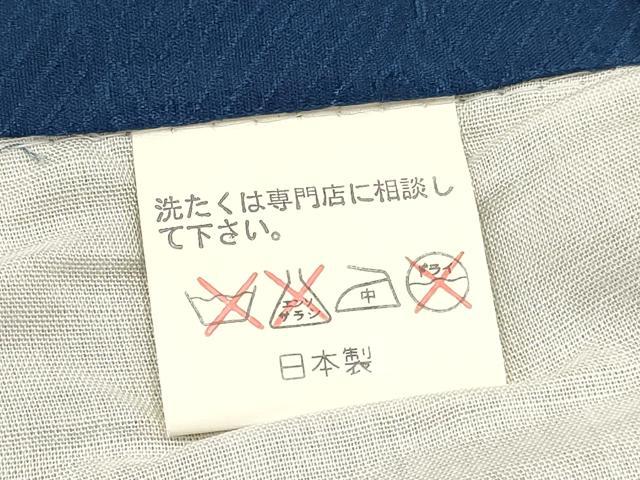 平和屋着物[]七五三　男の子　被布セット　鷹　鷲　風景松文　金彩　逸品　DABC5419ma