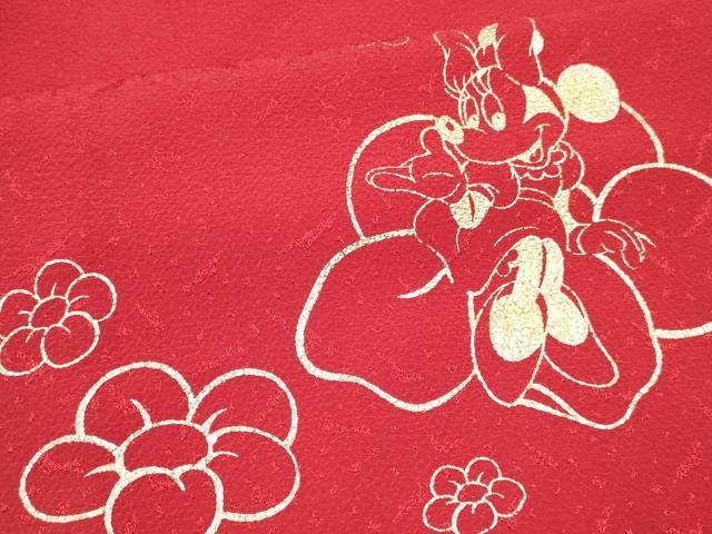 平和屋着物[]卒園式　女の子　子供　長襦袢(単衣・半衿刺繍)・行灯袴・巾着・髪飾りセット　キャラクター　金銀彩　箱付き　DABC5467ma