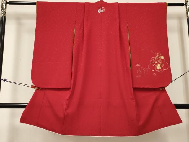 平和屋着物[]卒園式 女の子 子供 長襦袢(単衣・半衿刺繍)・行灯袴・巾着・髪飾りセット キャラクター 金銀彩 箱付き DABC5469ma