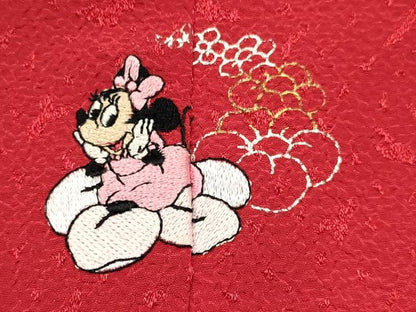 平和屋着物[]卒園式 女の子 子供 長襦袢(単衣・半衿刺繍)・行灯袴・巾着・髪飾りセット キャラクター 金銀彩 箱付き DABC5469ma