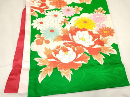 平和屋着物[]お宮参り　女の子　祝着　産着　初着　のしめ　刺繍　鳳凰牡丹花文　金彩　逸品　DABC5513ma